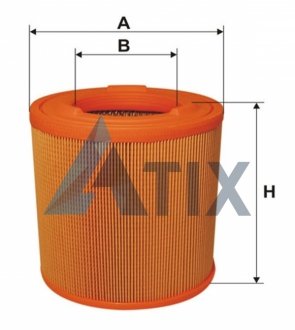 Фільтр повітряний NISSAN CABSTAR 06- (вир-во WIX-FILTERS) WIX FILTERS 93325E