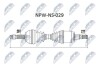 ПОЛУОСЬ NISSAN NAVARA /MTM/ 05-, PATHFINDER /MTM/ 05- Л/П NTY NPW-NS-029 (фото 3)