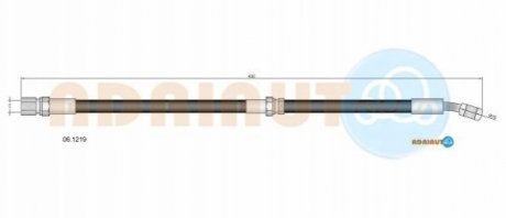 Тормозной шланг Gentra/Lacetti/Nubira/Lacetti/Nubira 02- ADRIAUTO 06.1219