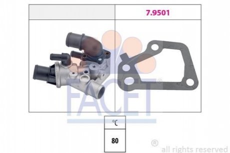 Термостат Ducato 1.9 D/TD(1929) 94- (80C) FACET 7.8097 (фото 1)