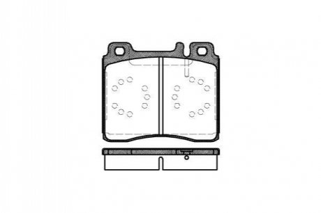 Тормозные колодки KIA CLARUS I,II 1.8,2.0, CARENS I,II WOKING P5203.00