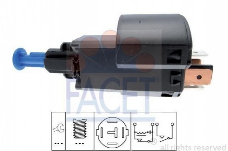 Датчик стоп-сигнала а Opel Vectra 95-> FACET 7.1181
