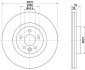 Диск тормозной land rover discovery sport 2.2 d 4wd TEXTAR 92278603 (фото 1)