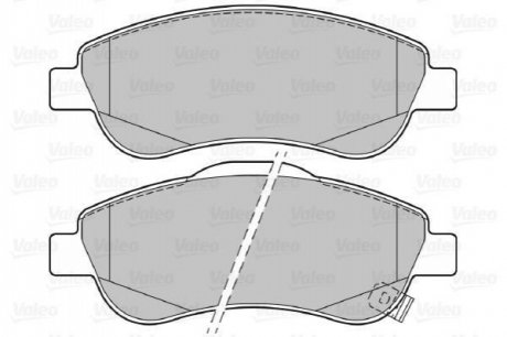 Гальмвн колодки набр Valeo 301901