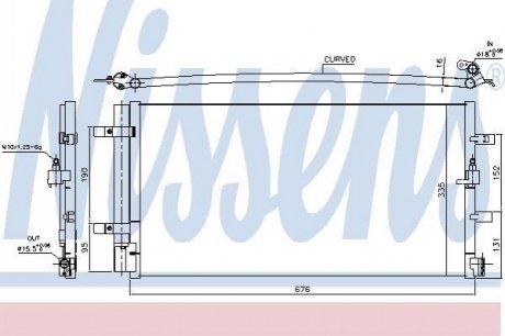 Радіатор кондиціонера First Fit NISSENS 940430