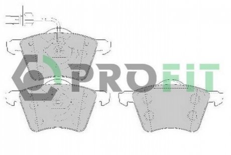 К-Т ТОРМ. КОЛОДОК FORD GALAXY 95-, SEAT ALHAMBRA 9 PROFIT 5000-1654 (фото 1)