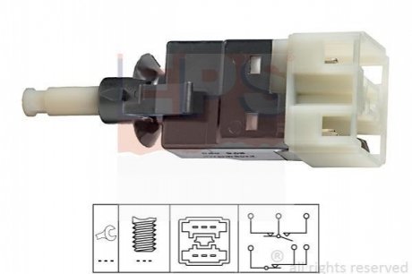 Датчик стопа на педали (лягушка) 6 выходов, 95-06 EPS 1 810 206
