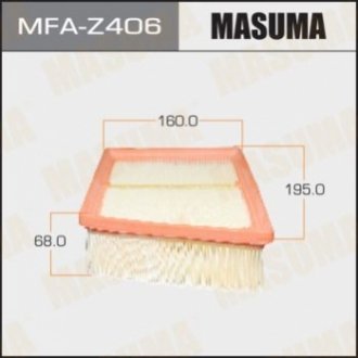 Воздушный фильтр MAZDA/ MAZDA2 07- (1/20) MASUMA MFA-Z406 (фото 1)