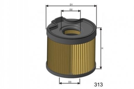 Фільтр палива CITROEN/PEUGEOT HDI 3/01- (BOSCH) MISFAT F691