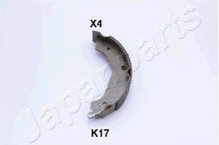 Тормозные колодки барабанные KIA Sorento 2,5D JAPANPARTS GF-K17AF (фото 1)