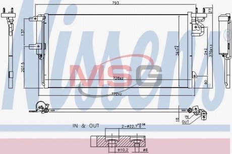 Конденсер FORD KUGA (CBS) (13-) 1.5 EcoBoost NISSENS 940764