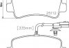 Комплект тормозных колодок, дисковый тормоз HELLA 8DB355015-301 (фото 2)