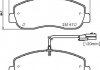 Комплект тормозных колодок, дисковый тормоз HELLA 8DB355015-291 (фото 2)