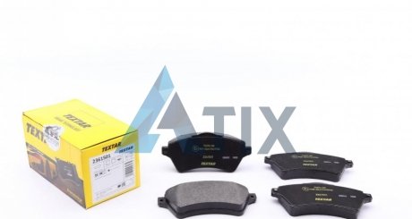 Комплект тормозных колодок, дисковый тормоз TEXTAR 2361501 (фото 1)