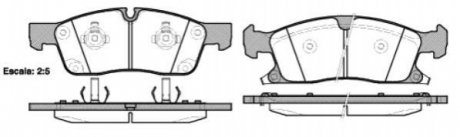Комплект тормозных колодок, дисковый тормоз WOKING P15303.02 (фото 1)