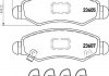 Комплект тормозных колодок, дисковый тормоз HELLA 8DB 355 011-691 (фото 2)