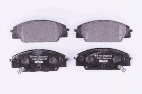 Комплект тормозных колодок, дисковый тормоз HELLA 8DB355009-731 (фото 1)
