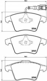 Гальмівні колодки дискові BREMBO P 85 082