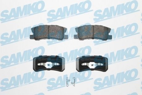 Комплект тормозных колодок дисковый тормоз SAMKO 5SP954
