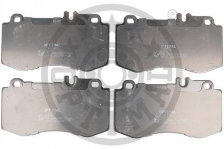 Комплект тормозных колодок дисковый тормоз Optimal 12716