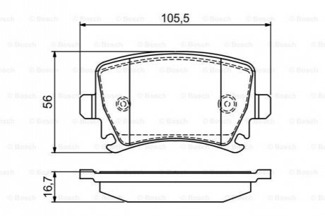 Тормозные колодки BOSCH 0986495453 (фото 1)