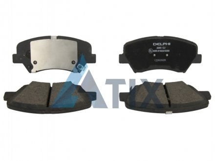 Комплект тормозных колодок дисковый тормоз Delphi LP2293