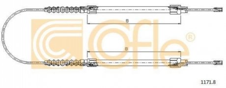 Linka ham.r. DUCATO/JUMPER/BOX R 94-/3025 COFLE 1171.8