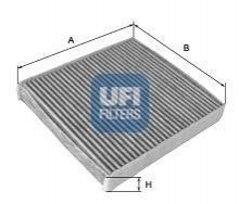 Фильтр, воздух во внутренном пространстве UFI 54.119.00
