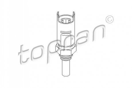 Датчик, температура охлаждающей жидкости TOPRAN / HANS PRIES 500 522 (фото 1)