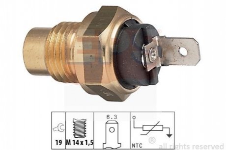 Датчик температура охлаждающей жидкости EPS 1 830 096 (фото 1)