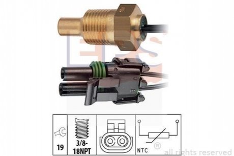 Датчик температуры охлаждающей жидкости EPS 1 830 307