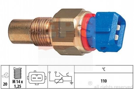 Датчик температуры охлаждающей жидкости EPS 1 830 521 (фото 1)