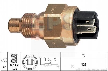 Датчик температуры охлаждающей жидкости EPS 1 830 510 (фото 1)