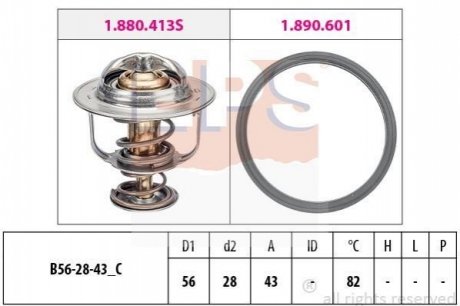 TERMOSTAT MITSUBISHI CARISMA SPACE STAR EPS 1.880.640