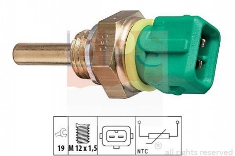 Датчик температуры охлаждающей жидкости EPS 1 830 148 (фото 1)