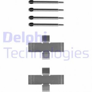 Комплектующие колодки дискового тормоза Delphi LX0006