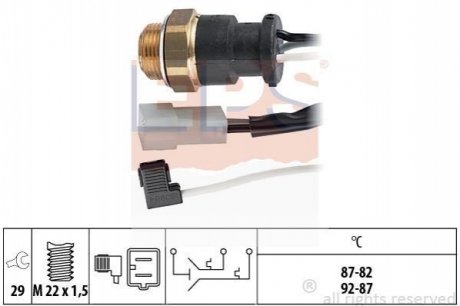 Термовыключатель вентилятора радиатора EPS 1 850 602