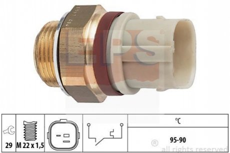 Термовыключатель вентилятора радиатора EPS 1 850 197 (фото 1)