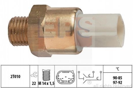 Термовыключатель вентилятора радиатора EPS 1 850 684