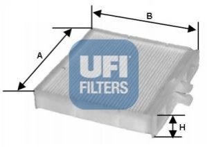 Фільтр, повітря у внутрішній простір UFI 53.106.00 (фото 1)