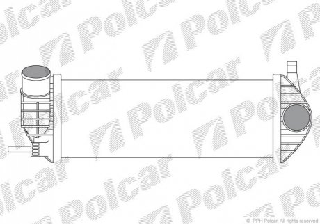 Інтеркулер Renault Kangoo 1.5Dci 08- Polcar 6062J82