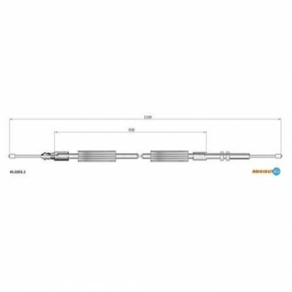 Тросик стояночного тормоза ADRIAUTO 41.0201.1