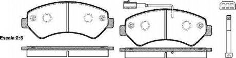 Колодки тормозные дисковые передние WOKING P13753.01 (фото 1)