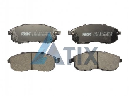Тормозные колодки передние Maxima A33 /Teana Akebono L=136mm FERODO FDB1559 (фото 1)