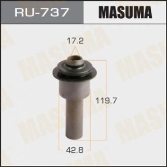 Сайлентблок JUKE / F15 front MASUMA RU737