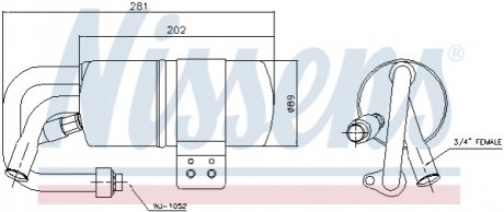 Осушувач кондиціонера NISSENS 95505