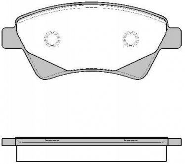 Колодки гальмівні дискові, комплект REMSA 0976.20 (фото 1)