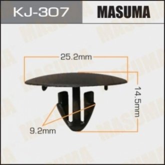 Клипса (кратно 50) (KJ-307) MASUMA KJ307