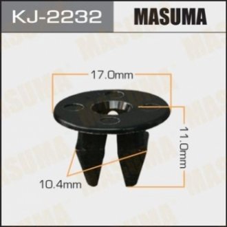 Клипса (кратно 10) MASUMA KJ-2232 (фото 1)