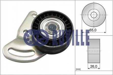 Натяжной ролик поликлиновой ремень RUVILLE 55591